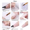 Gel Nails Set Nail Gel Set with Nail File Brush
