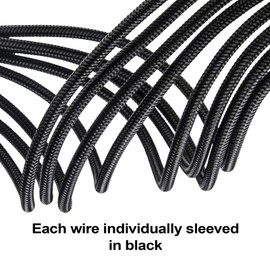 SilverStone Technology PP07E-EPS8B, 30cm EPS 8pin to EPS/ATX 4+4pin Flexible Sleeved Extention Cable, Black, SST-PP07E-EPS8B