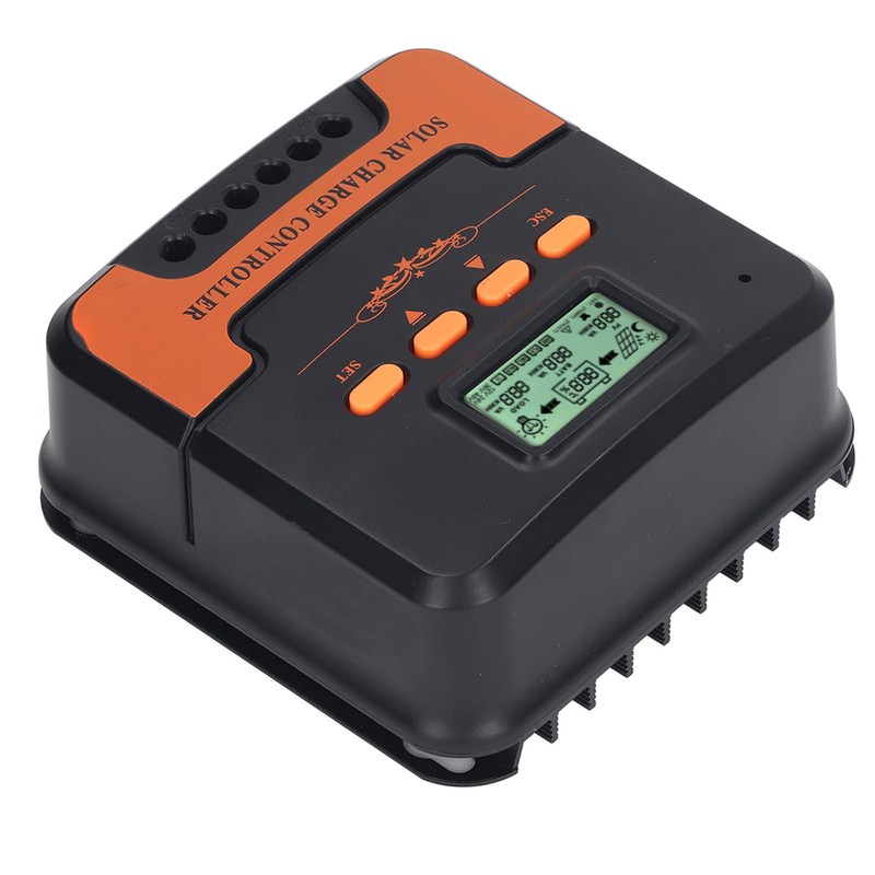 Solar Charge Controller 12V 24V MPPT LCD Display 5V 3A