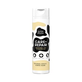 EUTERPFLEGE 4-in-1 Wash Gel, 250 ml, for Body, Face, Hair & Hands, Fragrance-Free, pH Neutral for Sensitive Skin, Cleans without Drying Out