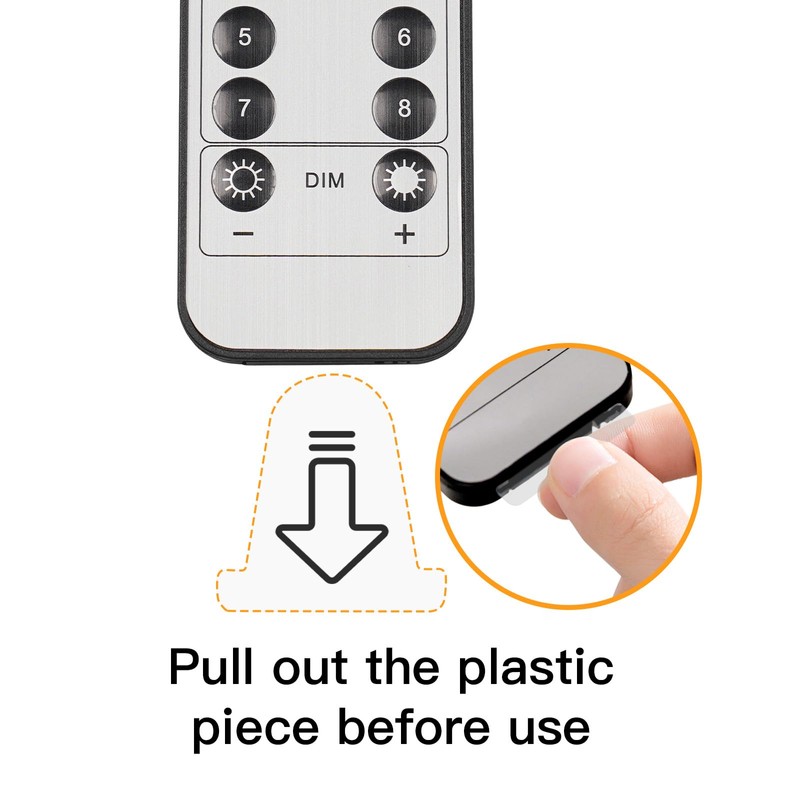 Suddus Remote Controller, IR Remote Control 8 Modes, Dimmable, Timer,