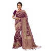 Nivah Fashion Women's Banarasi Art Silk Saree with Blouse Piece(NH.S13-Purple)