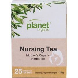 Planet Organic Mother's Nursing Herbal Tea Bags 25pk