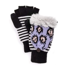 MUK LUKS Women's Flip Mittens, Multi, OSFM