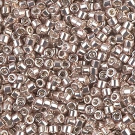 Miyuki Delica Seed Beads Size 11/0 Galvanized Steel / Dusty Mauve 7 Gram Tube