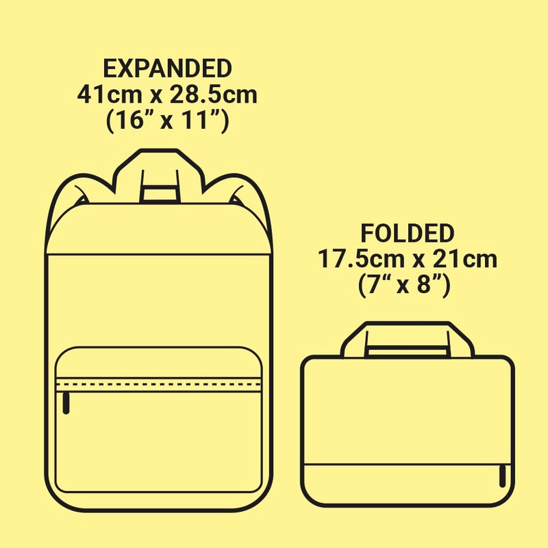 Go Travel Ultra Lightweight Foldaway Small Cabin Approved Backpack (Ref