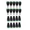 UPEYXDQR 10 Pairs 12V Male+Female 2.1x5.5MM DC Power Jack Plug