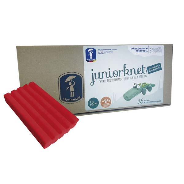 Feuchtmann 628.0406-4 JUNIORKNET Soft Clay for the Smallest, Red, 5
