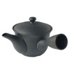 Tokoname Ware Teapot Black 93t Sera Mesh 350cc