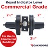 OAKMOORE Keyed Entry Commercial Door Handle | Heavy Duty Commercial