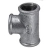 Cast T-piece with 3x internal thread Rp 3/8 inch (IG),