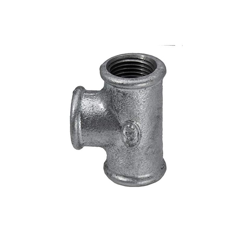 Cast T-piece with 3x internal thread Rp 3/8 inch (IG),