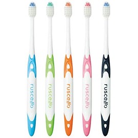 Jessie (GC) Dental Lucero B20 Pisera S, Set of 20 (5 Colors x 4 Pieces), Soft Handles, White/White, Rubber, 5 Assorted Colors, Includes Exclusive Cap