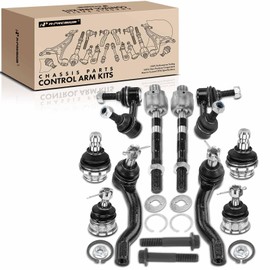 A-Premium Set of 10, Front Sway Bar Link, Upper & Lower Ball Joint, Inner & Outer Tie Rod End, Compatible with Nissan Frontier 2005-2018, Pathfinder 2005-2012, Xterra 2005-2015