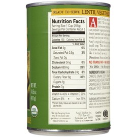 Amy's Lentil Vegetable Soup - 14.5 oz