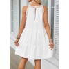 Vcindai Women's Beach Dress Summer Short Beach Dress Sleeveless Summer