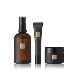 N organic Vie Skin Care Set (Facial Lotion, Eye Serum, Cream), Approx. 2 Months Supply, Firm, Dry Fine Lines, Age Skin, High Moisturization, Dull, Relaxing Citrus Scent, N Organic