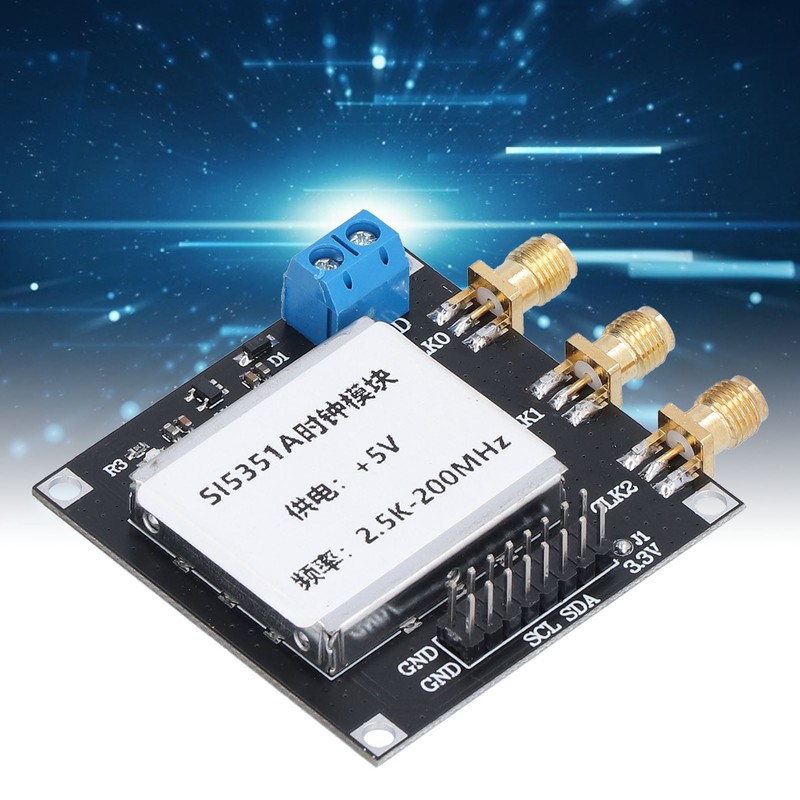 SI5351 Clock Signal Generator Module Low Noise Square Wave Frequency