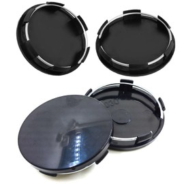 Set of 4 wheel hub caps, hub caps, 60 mm, universal hub caps, wheel hub caps, made of high-quality ABS (OD 60 mm, ID 56 mm)