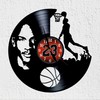 Large Clock The Best Basketball Player All Time Vinyl Record
