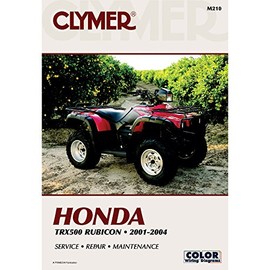 2001-2004 HONDA TRX500 RUBICON SERVICE MANUAL HONDA, Manufacturer: CLYMER, Manufacturer Part Number: M210-AD, Stock Photo - Actual parts may vary.