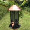 Selections Large Hanging Copper Style Wild Bird Feeder