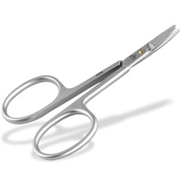 Baby Nail Scissors Rounded Stainless Steel Nail Scissors for Nail Care Baby Nail Scissors with Rounded Tips with Curved Cutting Surface 9 cm Rustproof