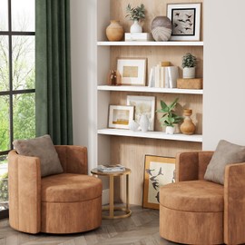 Forbena White Floating Shelves for Wall 36 Inches Long, Modern Wall Shelf for Living Room Decor, Large Deep Floating Shelf for Bedroom Home Office Closet Laundry Room Bathroom (3-Pack)