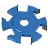 6 Teeth Wood Milling Cutter Carbon Steel Carving Disc Woodworking