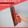 280 x 120 mm Silver Plastering Trowel - Smooth 4.7