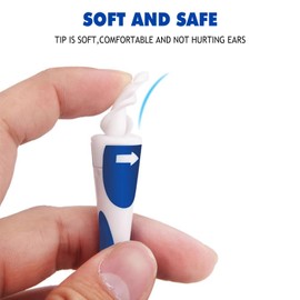 TKWINKT Ear Wax Removal, 7 in 1 Earwax Removal Kit, Ear Wax Removal Tool with 16 Washable and Flexible Replacement Soft Silicone Heads, 7 Types of Ear Wax Remover for Cleaner Earwax