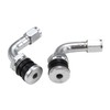 2x Aluminium Angle Valve 90° Tyre Valve Compatible with Scooter