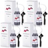 4 Pack Pinewood Car Graphite Powder, 0.5oz Each with Needle