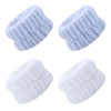 Zimoer Women's Hair Band Cosmetic Set of 3 (White, Sky