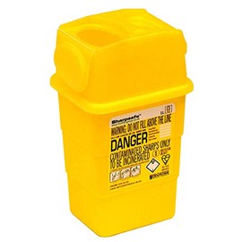 Sharps Safe Bin (Disposable - 1 Litre)