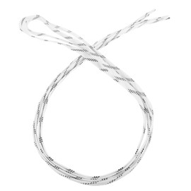 SUPVOX 1 Pair Waxed Hockey Sports Shoelaces Durable Flat Laces for Ice Skates Roller Skates and Ski Boots Stylish and Versatile White