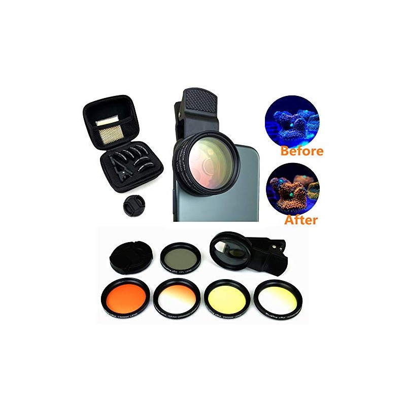 Coral View Lens Professional Photography 10 in 1 Kit 2inch