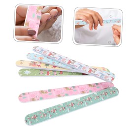 Outanaya 12Pcs Christmas Nail Files Set Xmas Theme Professional Boards for Natural Nails