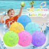 6 Pcs Reusable Water Balloons, Magnets-Free Refillable Water Balloons Quick