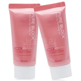 A'pieu Pure Block Tone-Up Sun Base 50ml + 50ml/Sunscreen / 어퓨 퓨어 블록 톤업 선 베이스 50ml + 50ml선크림