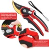 Garden Shears, Pruning Shears for Gardening Heavy Duty with Rust