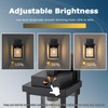 OUPAVOCS Motion Sensor Outdoor Wall Lights, Dusk to Dawn Front
