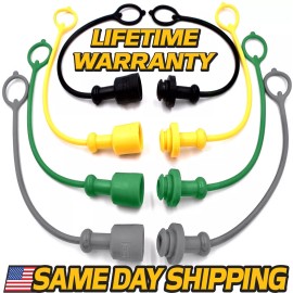 HD Switch 4 Sets Hydraulic Male Dust Cap & Female Plug For John Deere Sub Compact Tractor