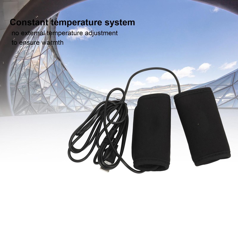 DC5V Motorcycle Heated Grips Cover Pad USB Interface Handlebar Grip