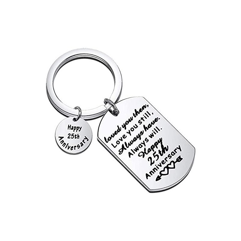 BAUNA Wedding 1st,5th,10th,25th,Anniversary Wife Gift Husband Gift (25th Anniversary)