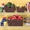 Whitmor Java Rattique Shelf Storage Tote Basket, 1 Count (Pack