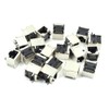 Hxchen RJ45 8P8C PCB Jacks Vertical Mount Connectors Ethernet Sockets
