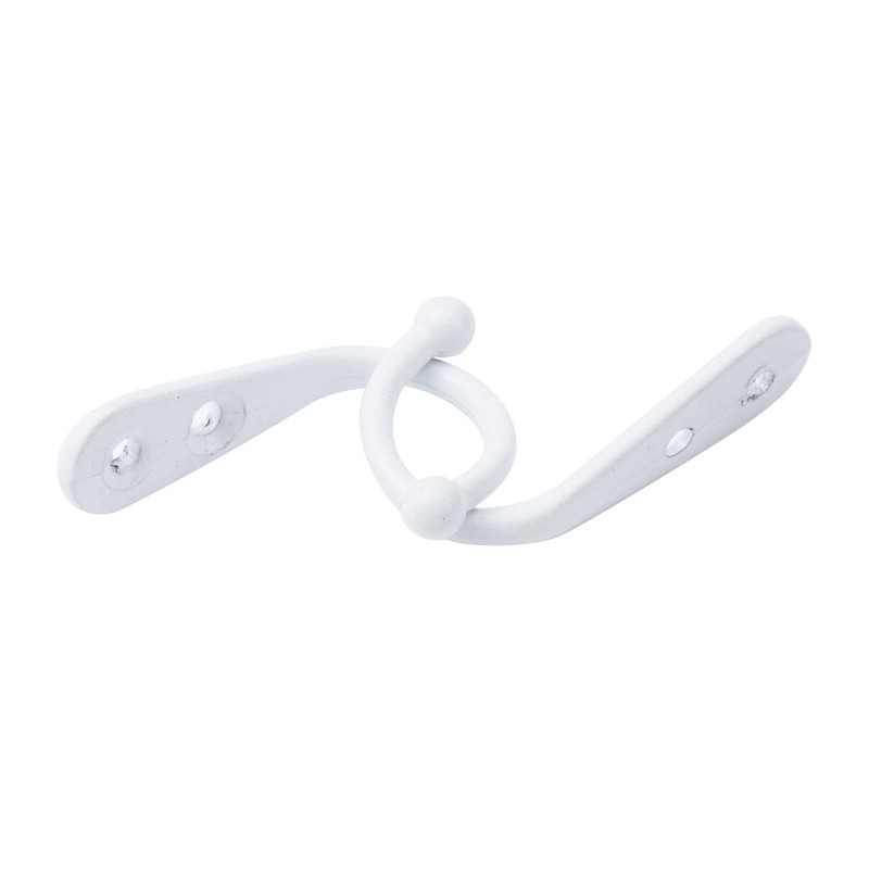 Faotup 10Pcs Wall Hooks J Hooks for Hanging Single Coat
