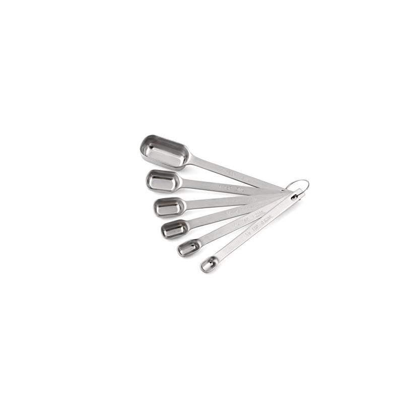 Weis Measuring Spoons Set 6 Pieces, Stainless Steel Silver, 15