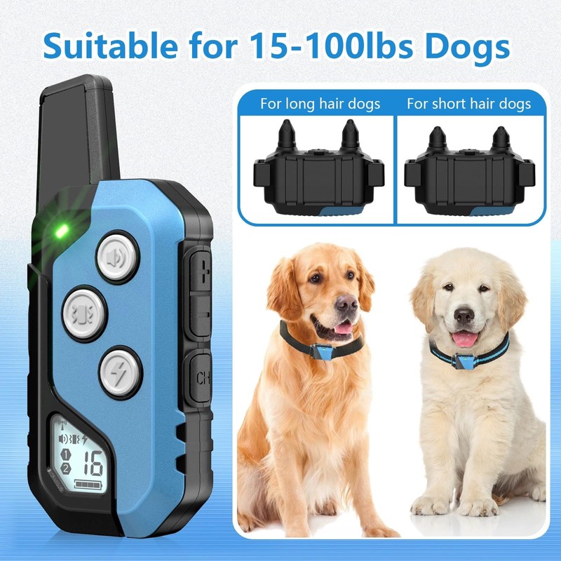 Dog Training Collar for 2 Dogs, Waterproof Dog Training Collar